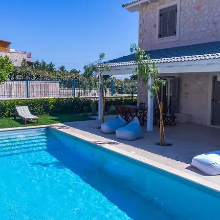 Zante Soleil - High-End Stone Villa With Swimming Pool Lagopodhon Exterior photo
