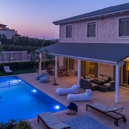 Zante Soleil - High-End Stone Villa With Swimming Pool Lagopodhon Exterior photo